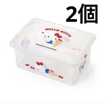 헬로키티 보관 케이스 S 라메 2개 세트