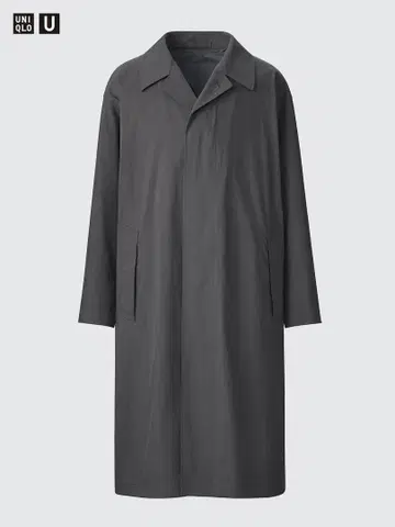택 포함 미사용 UNIQLO U 오버 사이즈 스텐카라 코트 사이즈 M