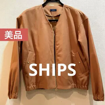[ 새상품급 ] SHIPS 브라운 숏 블루종