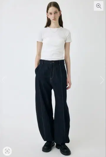 MOUSSY PIN TUCK COCOON STRAIGHT