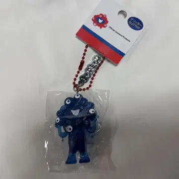 오사카 간사이 만박 미야쿠미야쿠 입체 PVC 키링 글리터 블루
