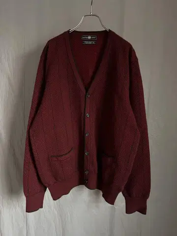 90s ALPHA 캐시미어 100% 가디건 LL 알파