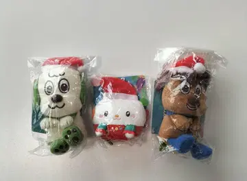 멍멍 뽀우뽀 짱짱 멍멍 봉제 인형 산타클로스 크리스마스