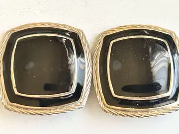 골동품 당시물 큰 블랙 레트로 모던 vintage 귀찌