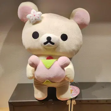 미사용 리락쿠마 홋코리 와 스위츠 봉제 인형 XL