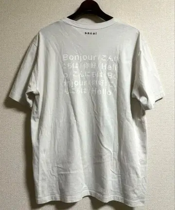sacai 23ss Hello sacai Exclusive T-Shirt