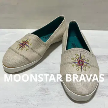 초레어 MOONSTAR BRAVAS 자수 슬립온