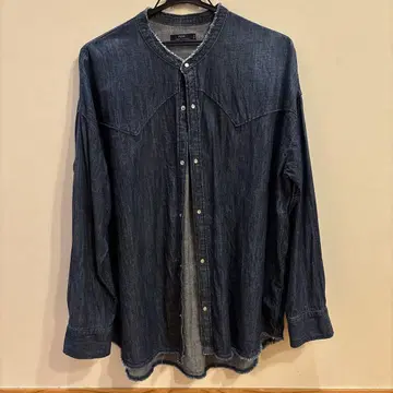 ITEMS URBAN RESEARCH 다크 데님 셔츠