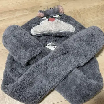 루시퍼 팬캡 머플러 디즈니