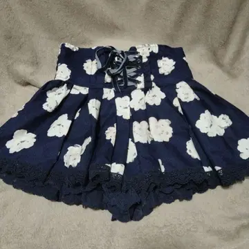 LIZLISA 리즈리사 꽃무늬 미니 스커트 큐롯