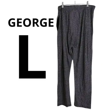 GEORGE 그레이 롱 팬츠 L