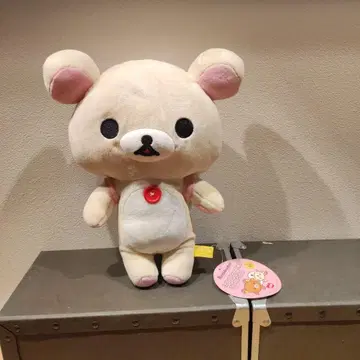 택 포함 새상품 외출 튤립 리락쿠마 봉제 인형 BIG