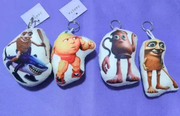 이탈리안 브레인 로트 소리가 나는 키링 4개 세트
