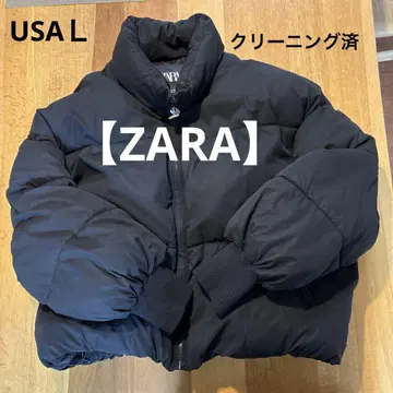 ZARA 블랙 다운 자켓 L