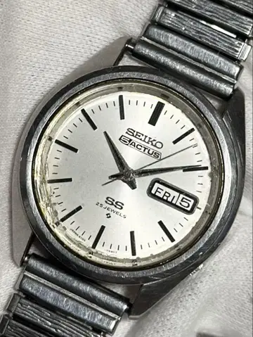고품질 SEIKO 5 세이코 파이브 손목시계 자동 태엽 데이데이트 작동품