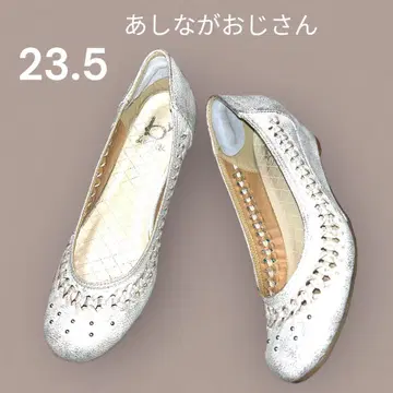새상품급 키다리 아저씨 비쥬 플랫 메쉬 신발 23.5cm