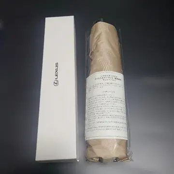 미사용 새상품 렉서스 접이식 우산 샌드베이지 우천 겸용