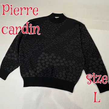 Pierre Cardin 피에르 가르뎅 울 스웨터 블랙 L