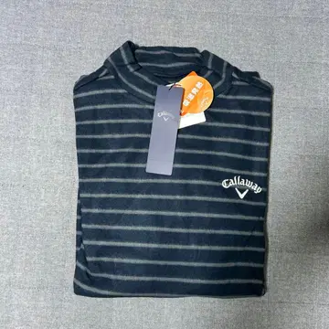 캘러웨이 스트라이프 터틀넥 셔츠