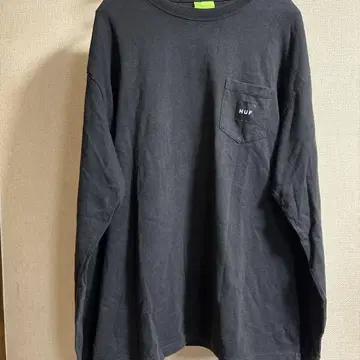 HUF 블랙 XL 긴팔 티셔츠