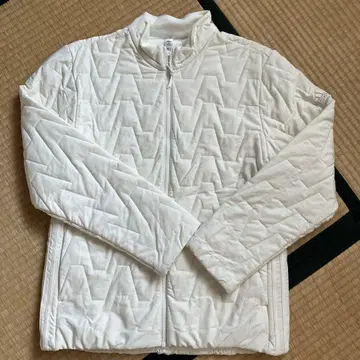 adidas 퀼팅 자켓 M 화이트