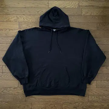 Hanes 후드티 블랙 무지 XL
