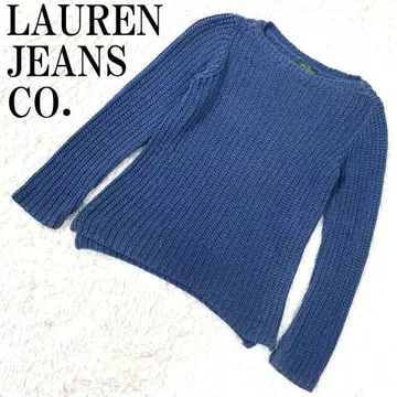 LAUREN JEANS CO. 코튼 니트 블루 M B8311