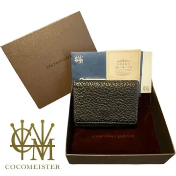 COCOMEISTER 매트 슈링크 카무라드 네로 컴팩트 지갑