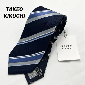 [미사용 새상품 (117)] 다케오 키쿠치 넥타이 스트라이프 패턴