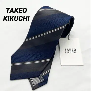 [ 미사용 새상품 ( 123 ) ] 다케오 키쿠치 넥타이 스트라이프 패턴