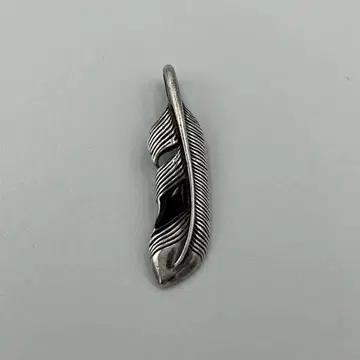 실버 925 페더 펜던트 탑 훈증