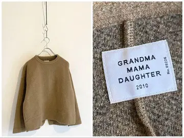 그랑마마도터 울모헤어 혼방 슬라이버 니트 풀오버 루즈핏