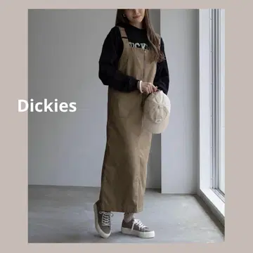 Dickies 지퍼 오버롤 스커트 [ L ] 베이지
