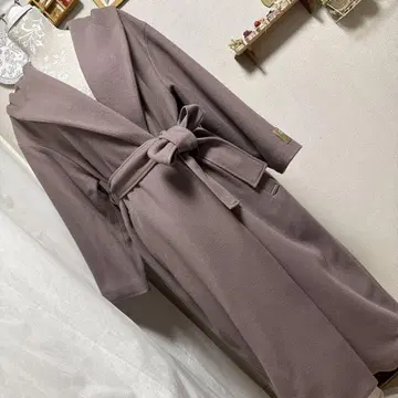 새상품급 나노 유니버스 울 혼방 롱 기장 코트 라벤더 겸용