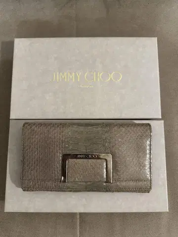 JIMMY CHOO 그레이 장지갑