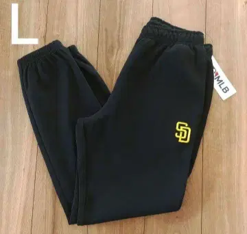 새상품 MLB 파드레스 스웨트 팬츠 남성용 블랙 L