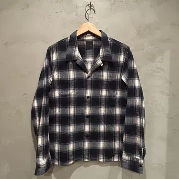 옴브레 체크 셔츠 오픈 카라 좋은 배색 플란넬 셔츠 펜들턴 좋아하는 분