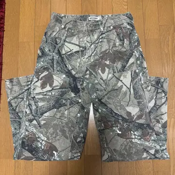 BIRTHDAY 카모 패턴 와이드 팬츠 데님 팬츠