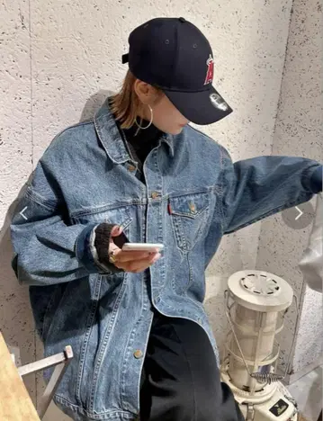 데님 자켓 g 데님 자켓 빅 실루엣 데님 자켓 블루