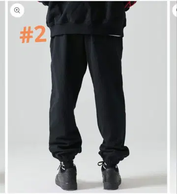 후부 / 스웨트 팬츠 [ FAM-51507 로고 새상품 블랙 자수