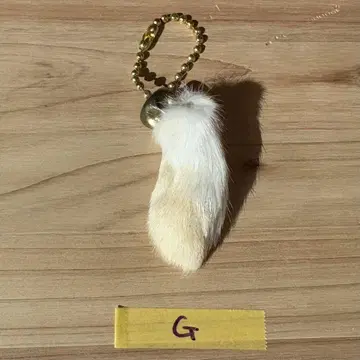 빈티지 토끼 발 키체인 럭키 참 USA제 G