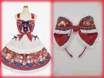 BABY 쿠마쨩의 Harvest Festival 패턴 JSK & 머리띠