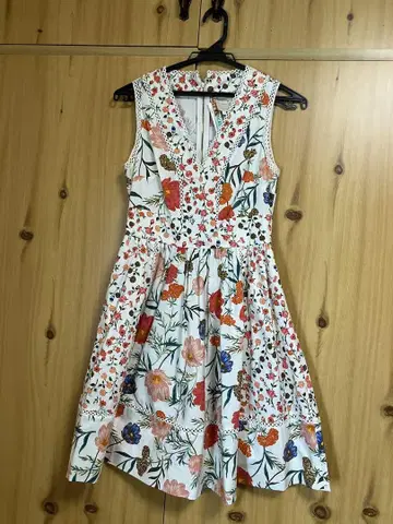 kate spade 플라워 프린트 슬리브리스 원피스 S 사이즈