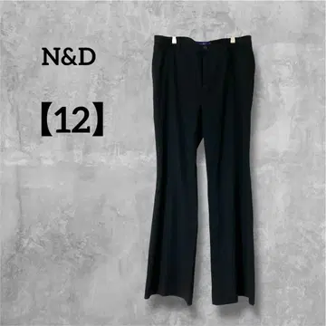 N&D [ 12 ] 블랙 플레어 팬츠
