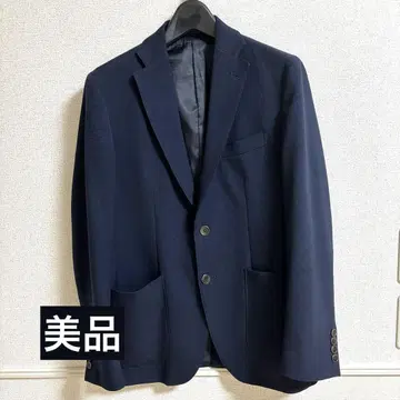 네이비 테일러드 자켓 타카큐 새상품급 사이즈 M
