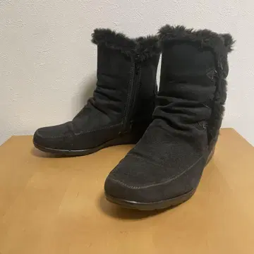새상품급 TEXCY 블랙 부츠 24cm