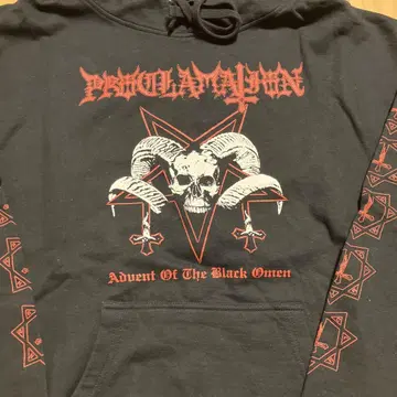 PROCLAMATION 후드티 NWN! blasphemy XL