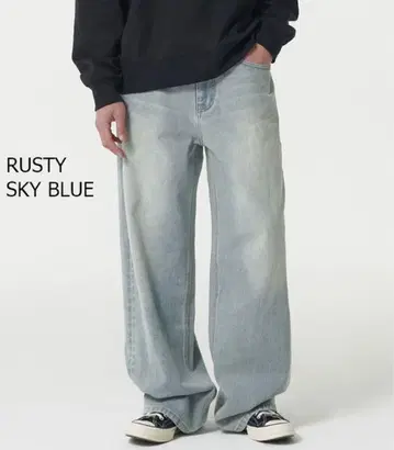 MUSINSA 무신사 배기 데님 와이드 데님 Y2K 한국 스트릿