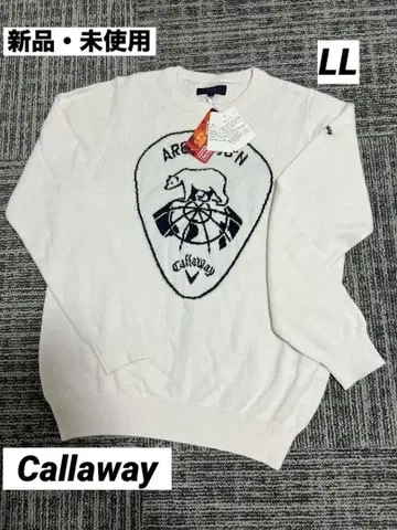 Callaway [ 새상품 미사용 ] 화이트 곰 니트 여성용 LL