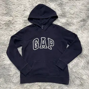 GAP 풀오버 후드티 네이비 [ S ] 파일 센터 로고 속기모 y2k